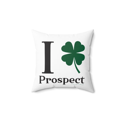 I Clover Prospect Spun Polyester Square Pillow
