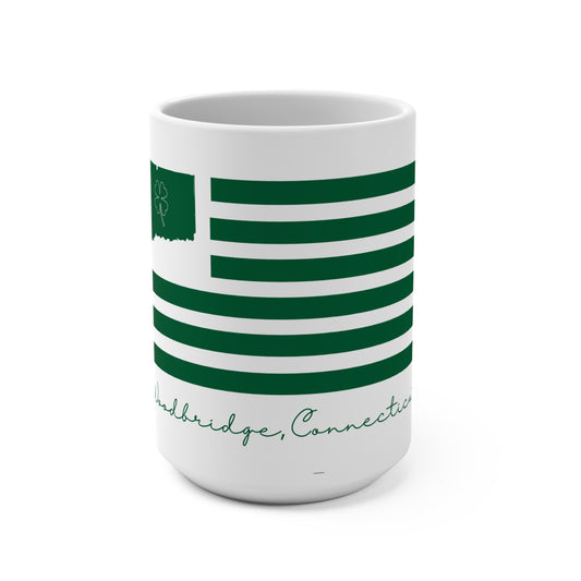 Woodbridge Connecticut St. Patrick’s Day Flag Mug 15oz