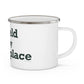 Enfield is My Happy Place Enamel Camping Mug