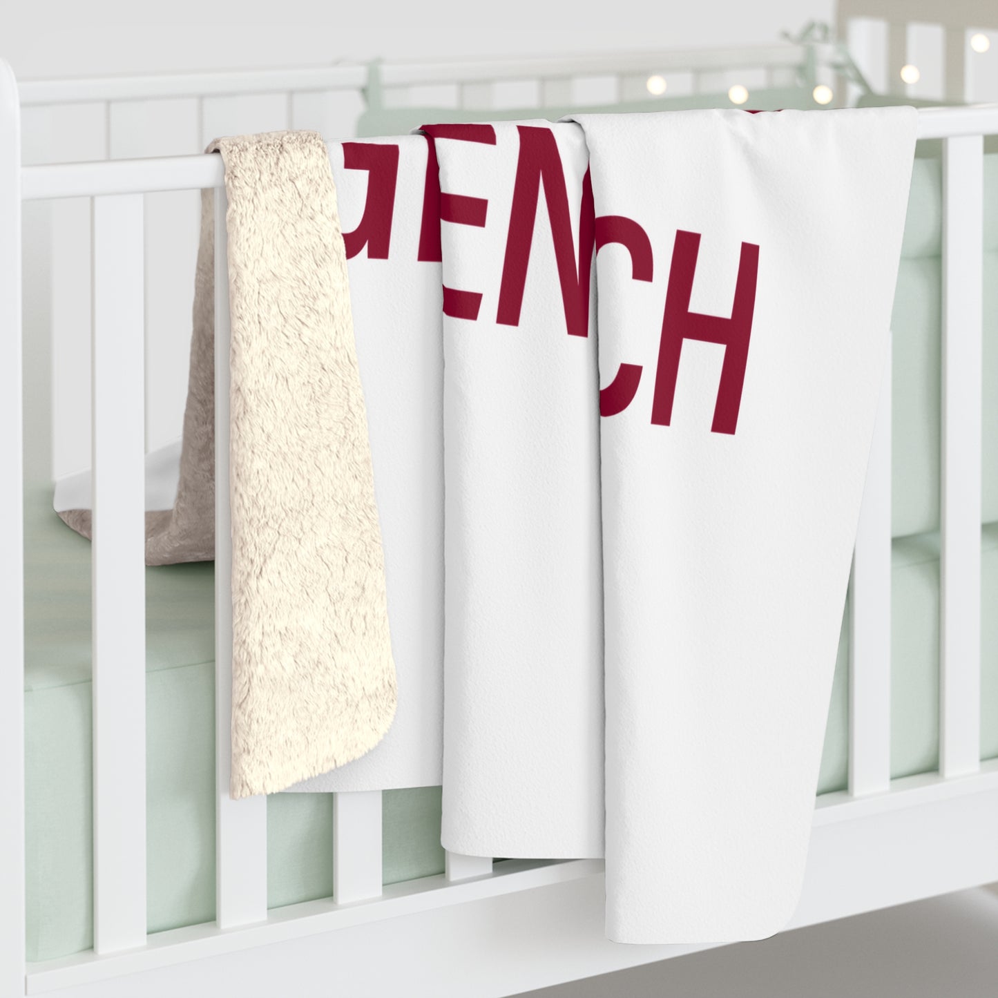 I Really Really Miss Greenwich Sherpa Fleece Blanket