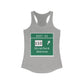 Vintage Merritt Parkway Exit 53 Sign Women's Ideal Racerback Tank Top