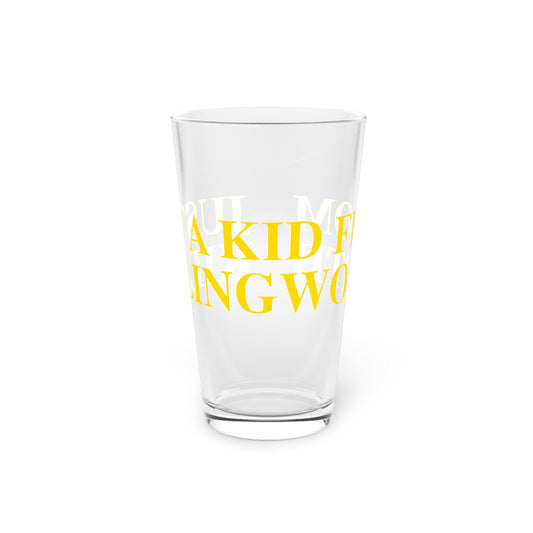 Just a kid from Killingworth Pint Glass, 16oz