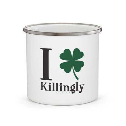 I Clover Killingly Enamel Camping Mug