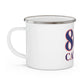 860 Canton Red, White & Blue Enamel Camping Mug