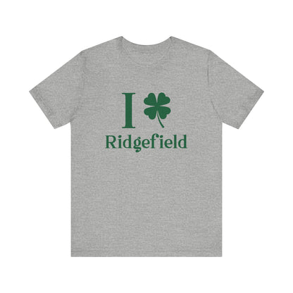 I Clover Ridgefield (Green) Unisex Jersey Short Sleeve Tee