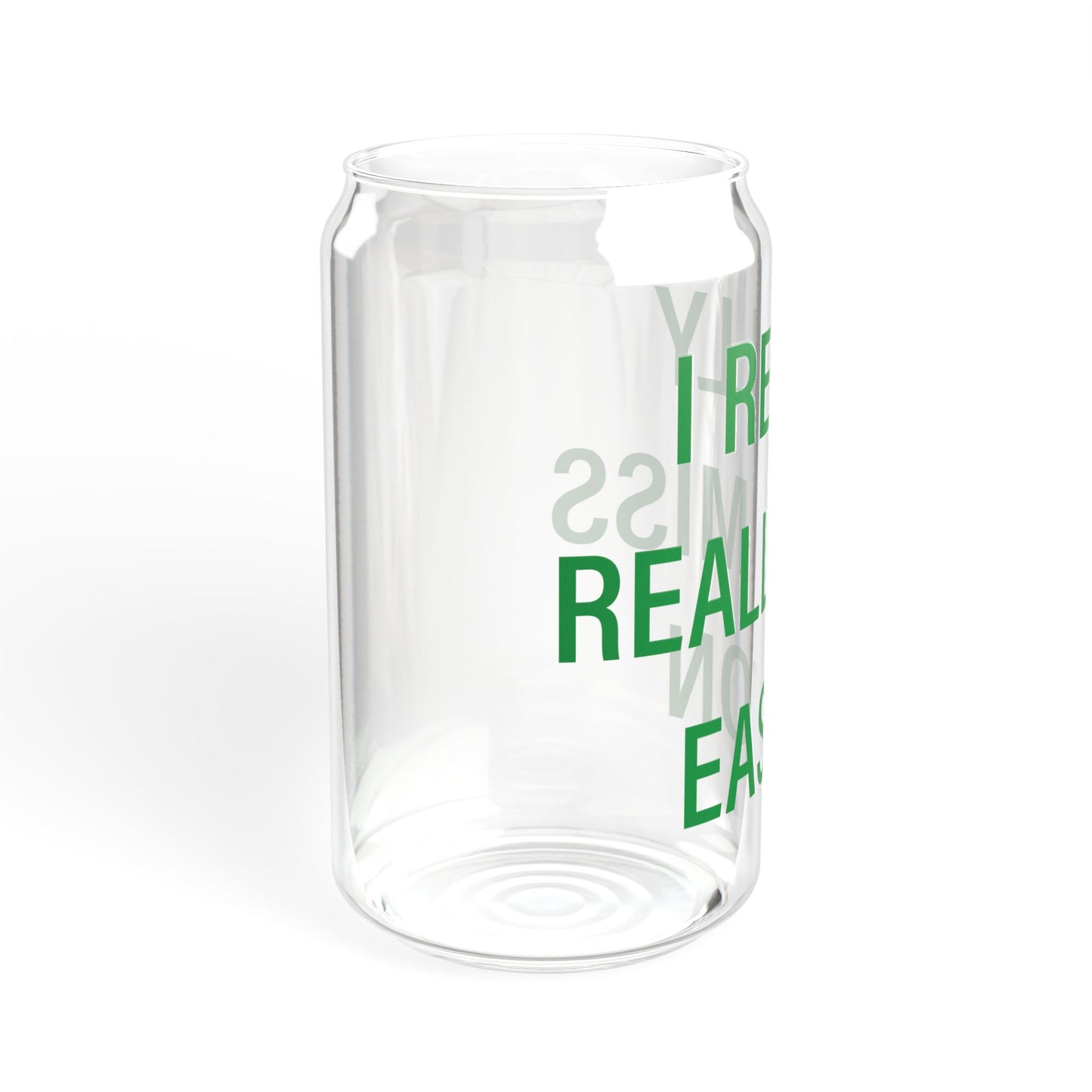 I Really Really Miss Easton Sipper Glass, 16oz