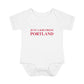 Just a kid from Portland Infant Baby Rib Bodysuit
