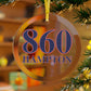 860 Hampton Red, White & Blue Glass Ornaments