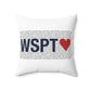 Westport Love Spun Polyester Square Pillow