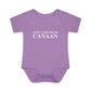 Just a kid from Canaan Infant Baby Rib Bodysuit