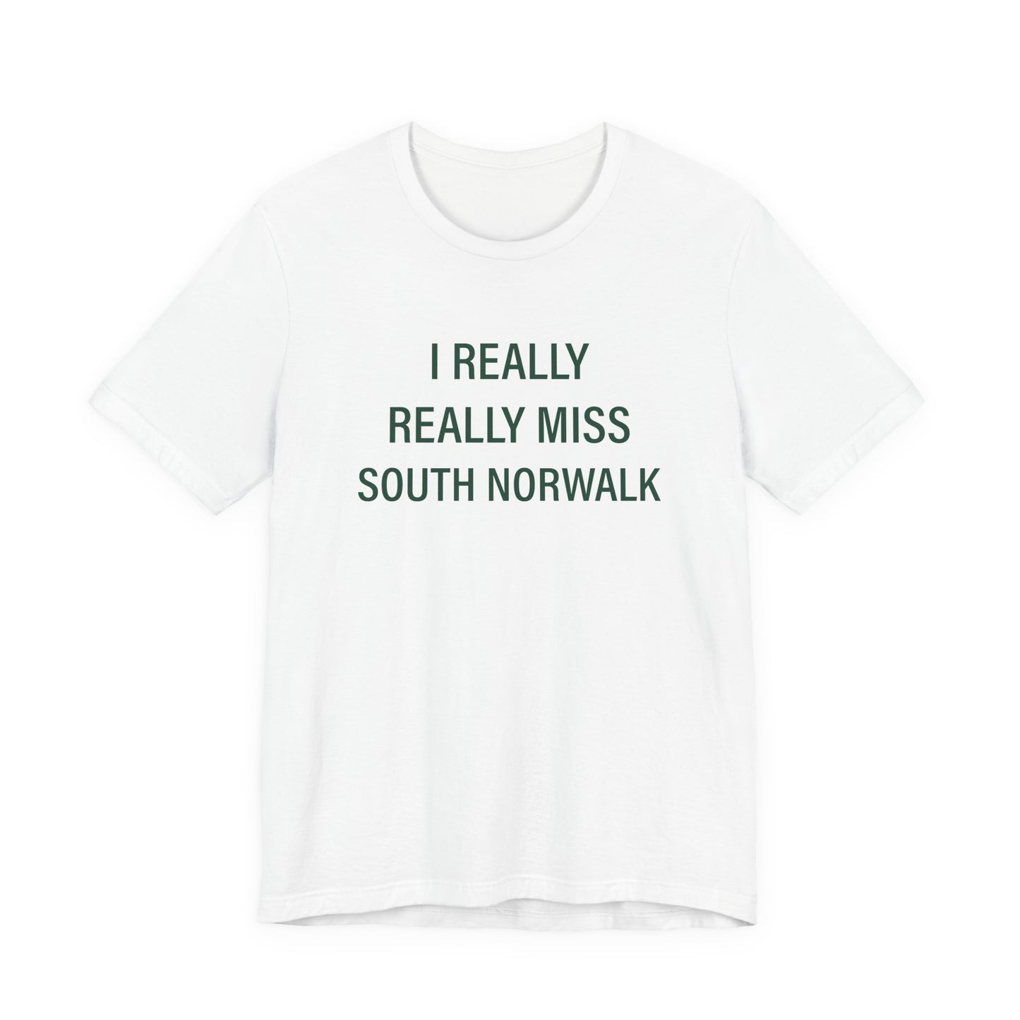 I Really Really Miss South Norwalk Unisex Jersey Short Sleeve T-Shirt