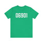 06901 Stamford Connecticut Zip Code Unisex Jersey Short Sleeve T-Shirt