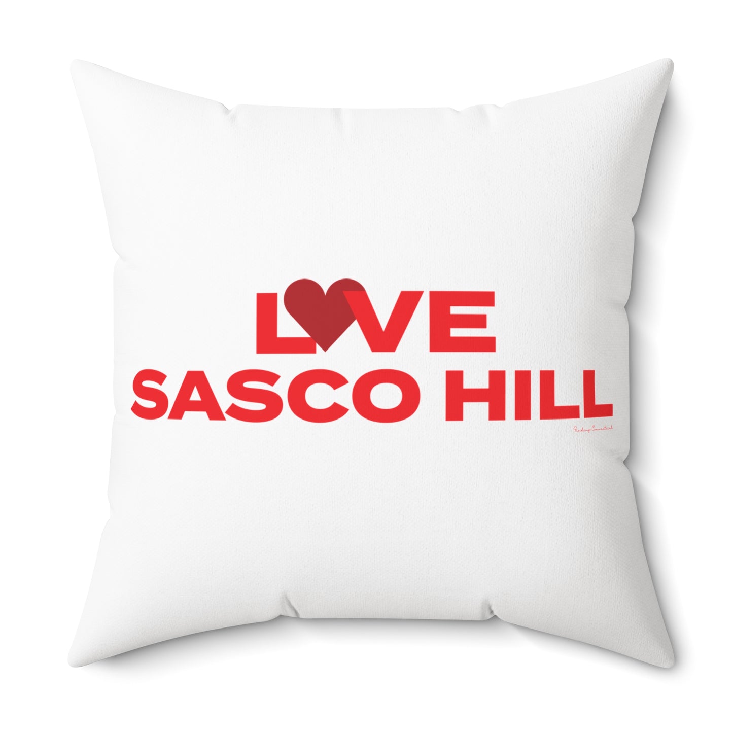 Love Sasco Hill Spun Polyester Square Pillow