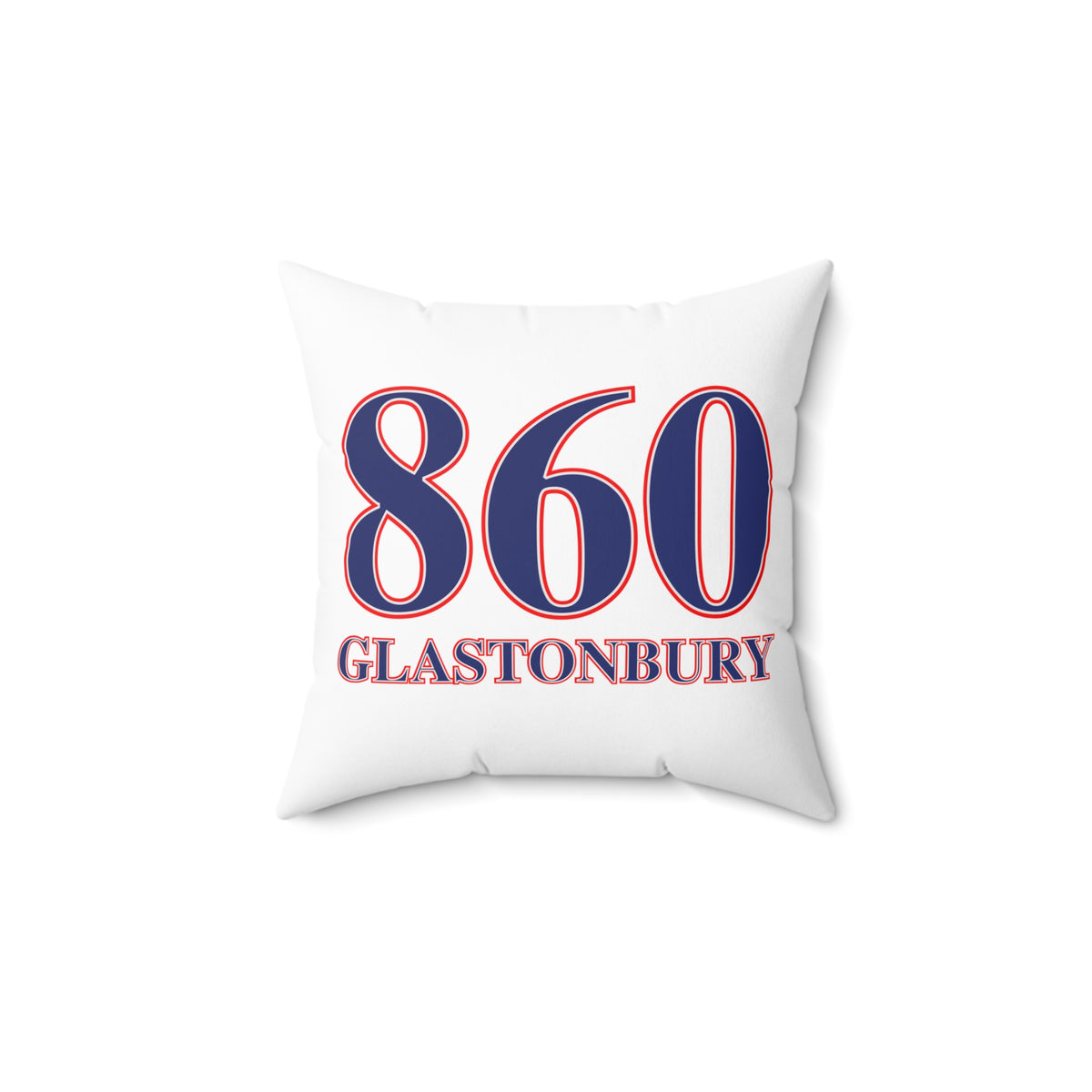 860 Glastonbury Red, White & Blue Spun Polyester Square Pillow