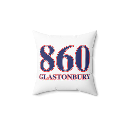 860 Glastonbury Red, White & Blue Spun Polyester Square Pillow