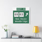 Vintage WCP Exit 59 Sign Matte Canvas, Stretched, 1.25"
