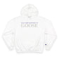 Just a kid listening to Goose - Gray & Purple Champion Hoodie