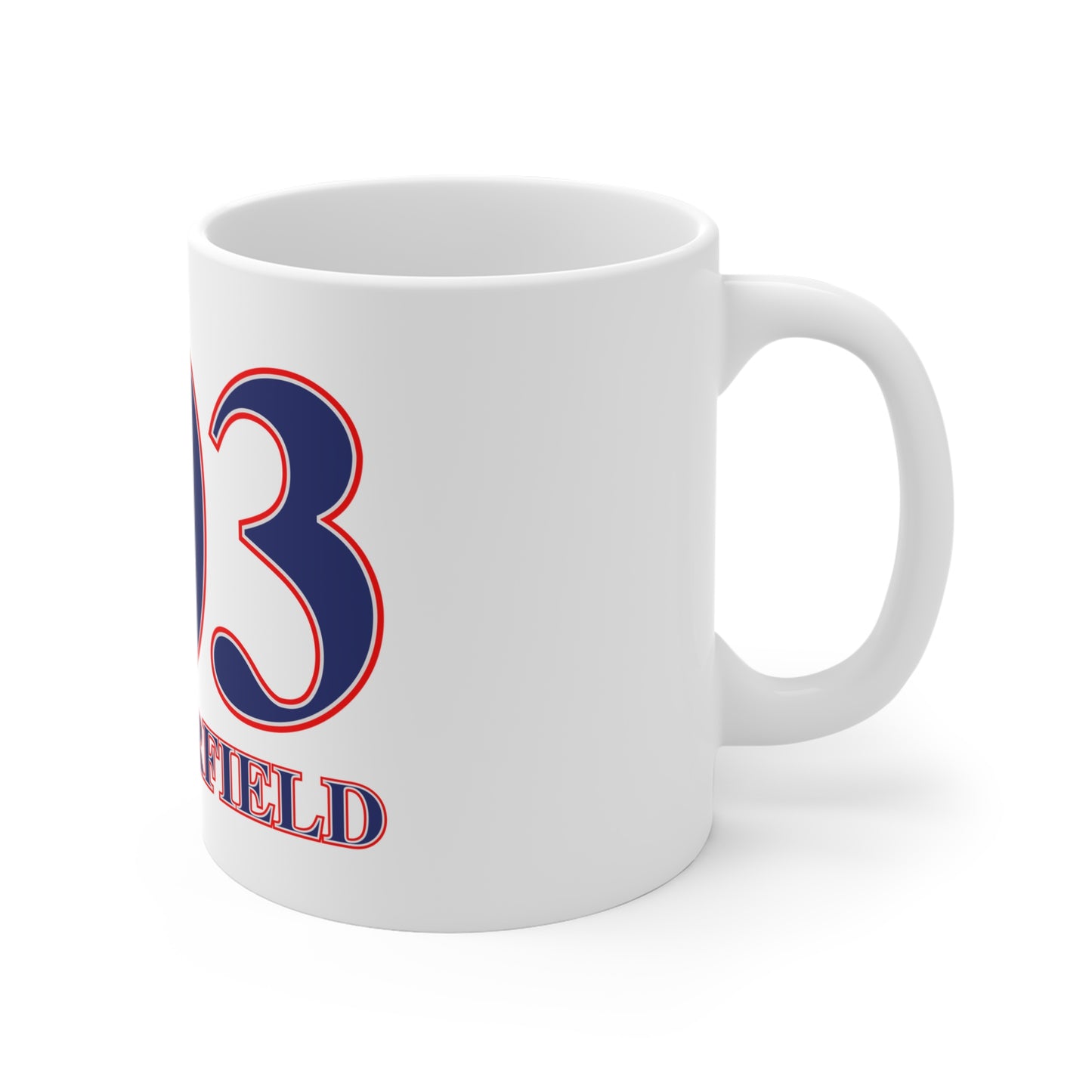 203 New Fairfield Red, White & Blue Mug 11oz
