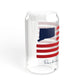 Danbury Connecticut Flag Sipper Glass, 16oz