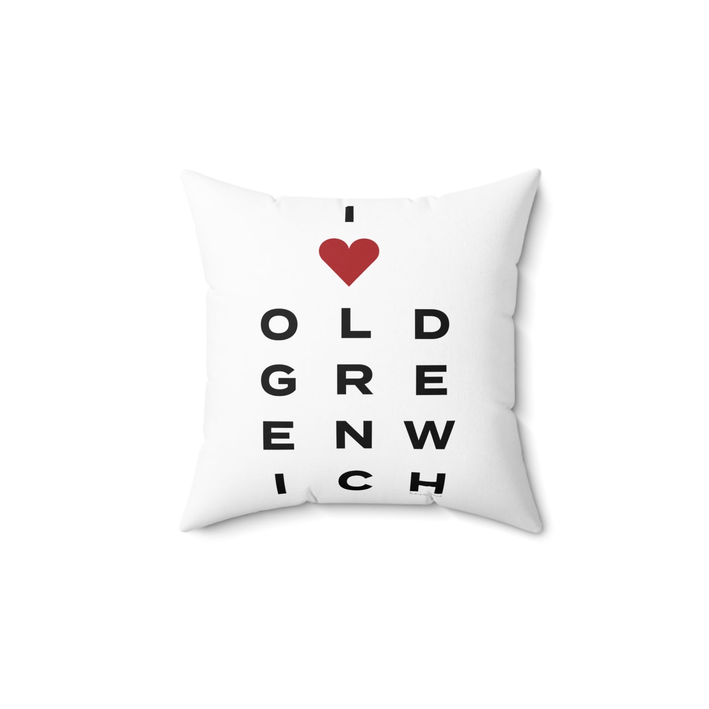 Old Greenwich Vision Spun Polyester Square Pillow