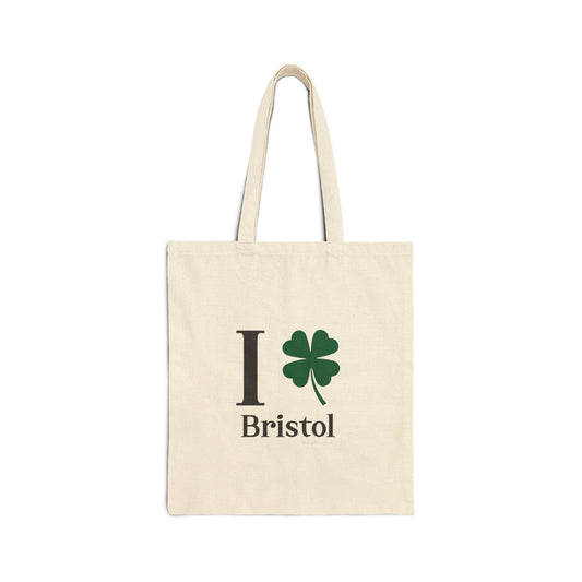 I Clover Bristol Cotton Canvas Tote Bag