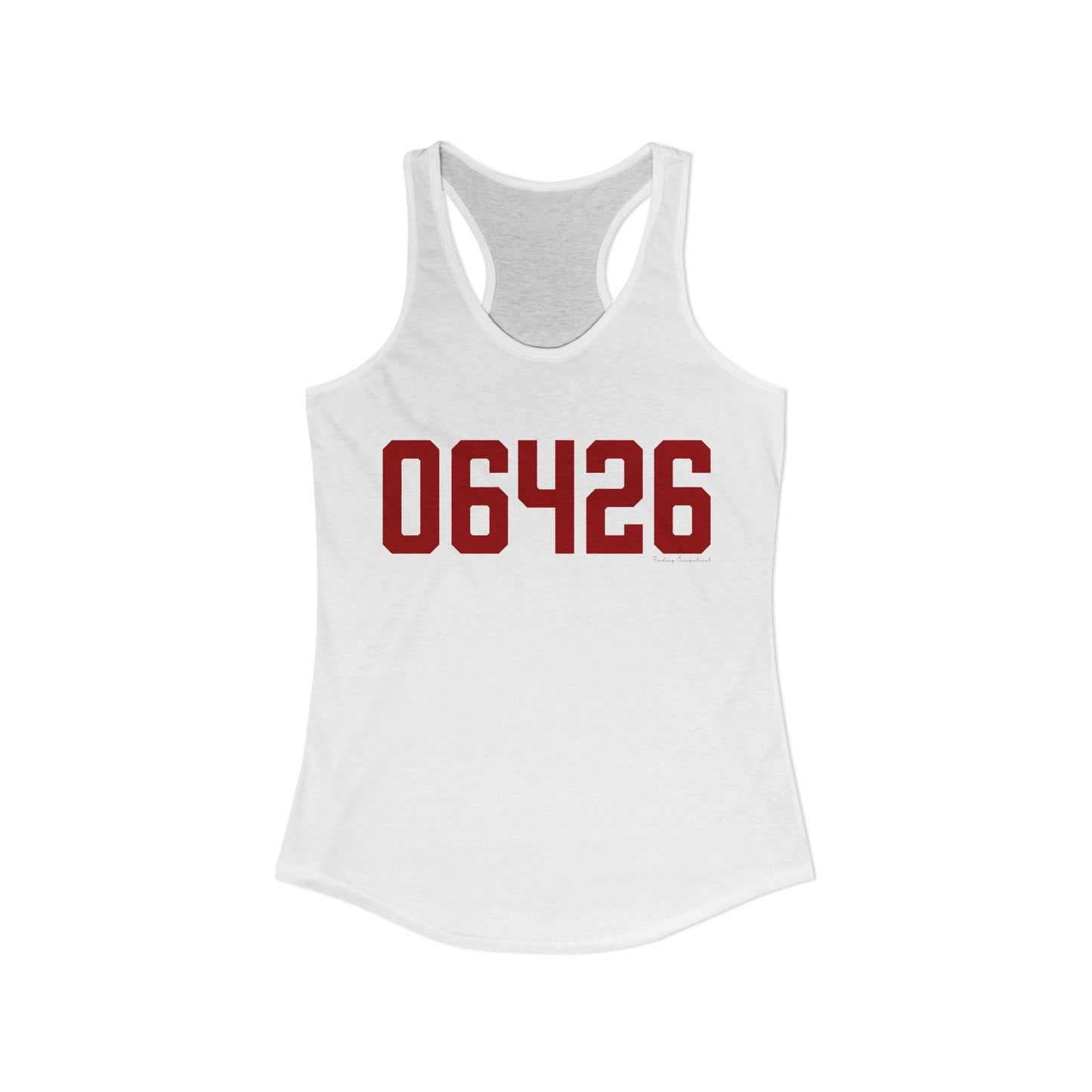 06426 Essex Connecticut Zip Code Women's Ideal Racerback Tank Top