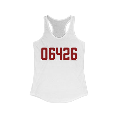 06426 Essex Connecticut Zip Code Women's Ideal Racerback Tank Top