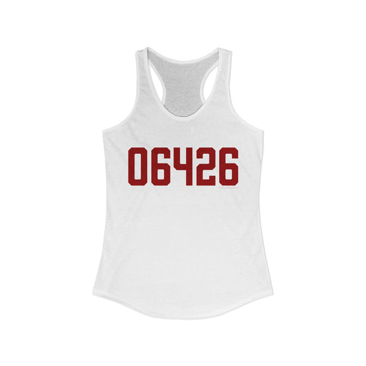 06426 Essex Connecticut Zip Code Women's Ideal Racerback Tank Top