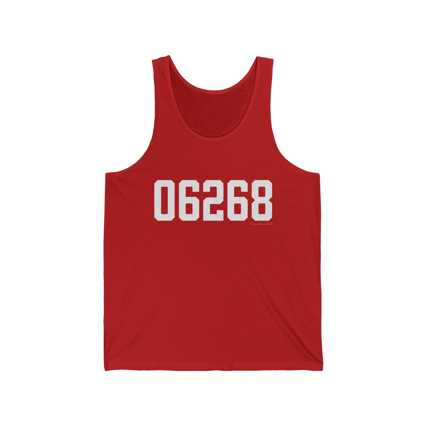06268 Storrs CT Zip Code Unisex Jersey Tank Top