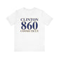 Clinton 860 Connecticut Unisex Jersey Short Sleeve Tee