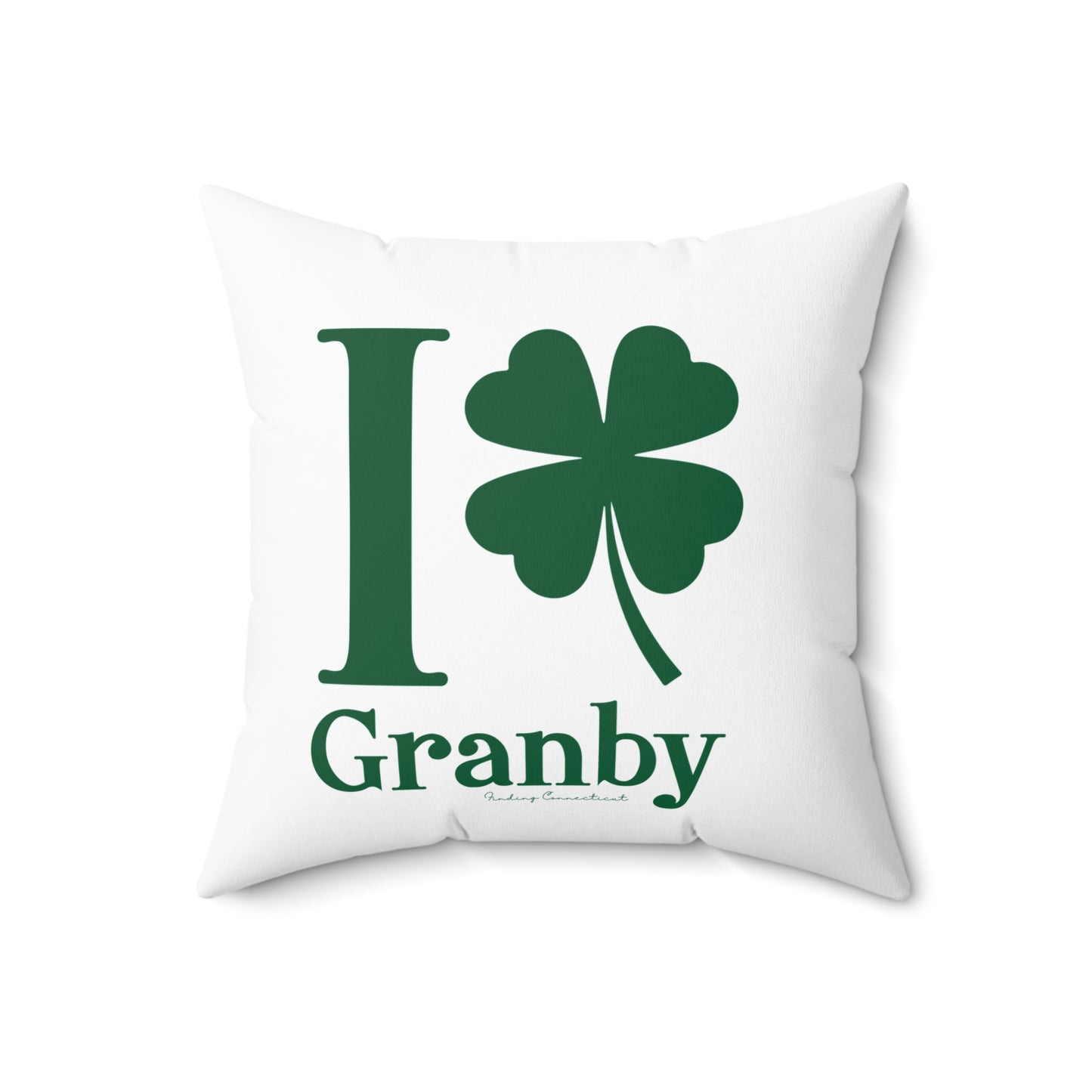I Clover Granby Spun Polyester Square Pillow