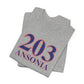 203 Ansonia Red White & Blue Unisex Jersey Short Sleeve T-Shirt