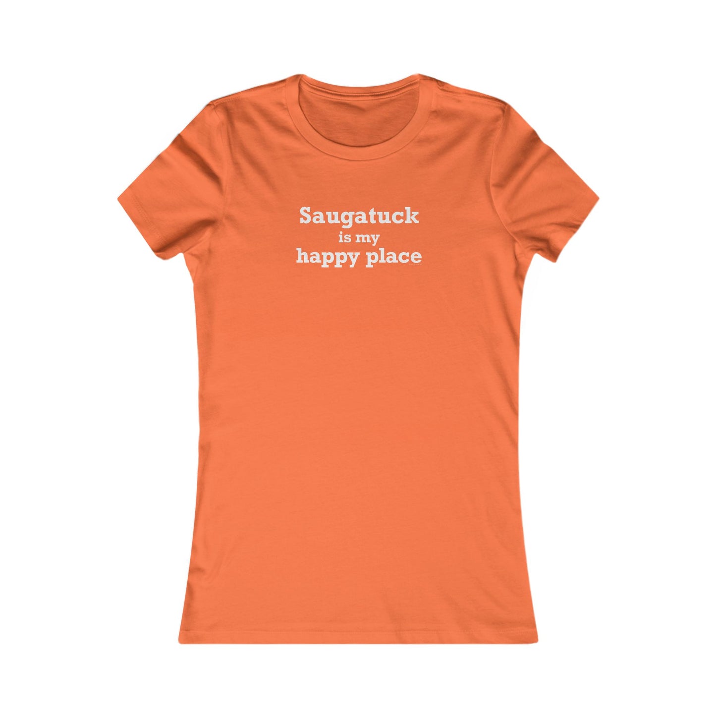 Saugatuck Is My Happy Place Women's Favorite T-Shirt