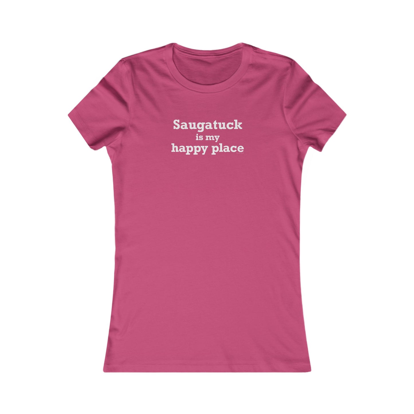 Saugatuck Is My Happy Place Women's Favorite T-Shirt