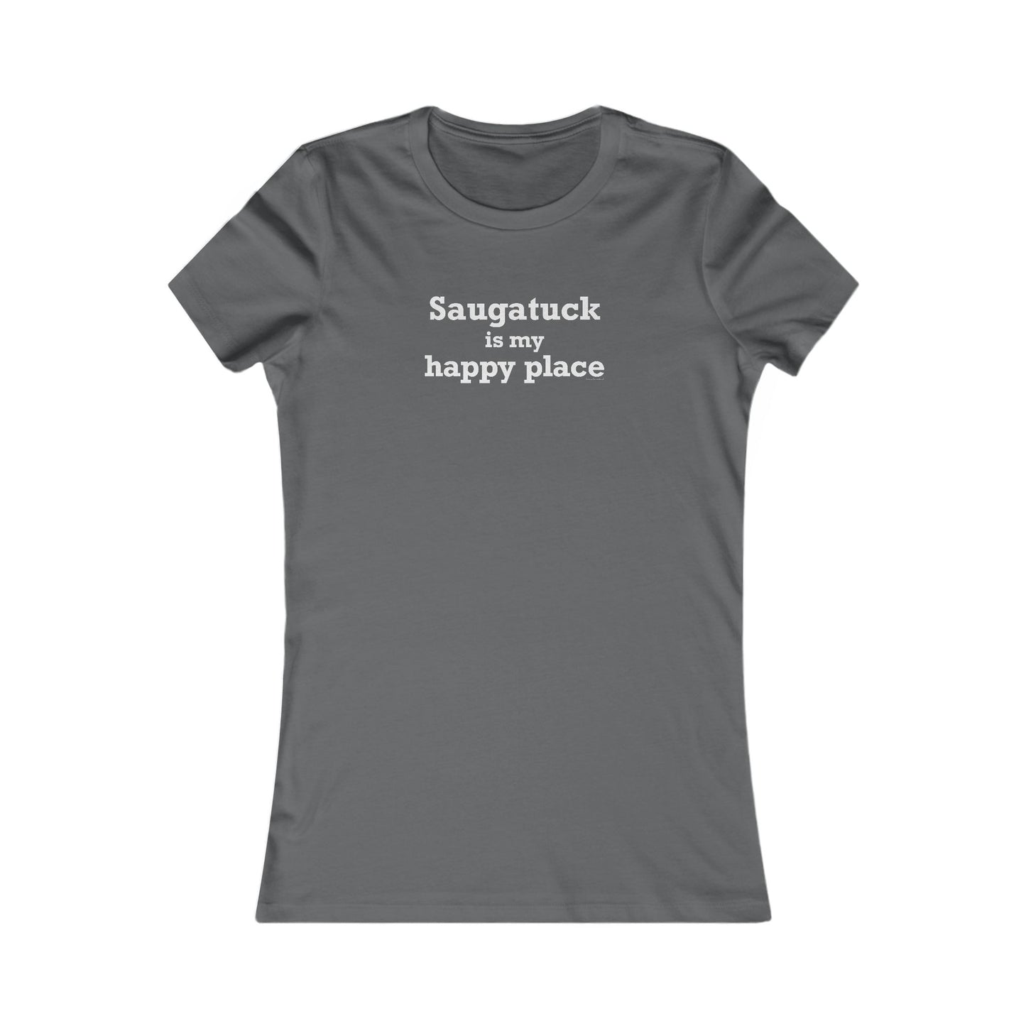 Saugatuck Is My Happy Place Women's Favorite T-Shirt