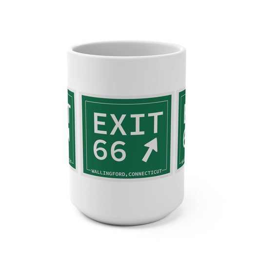 Vintage Exit 66 WCP Sign Mug 15oz