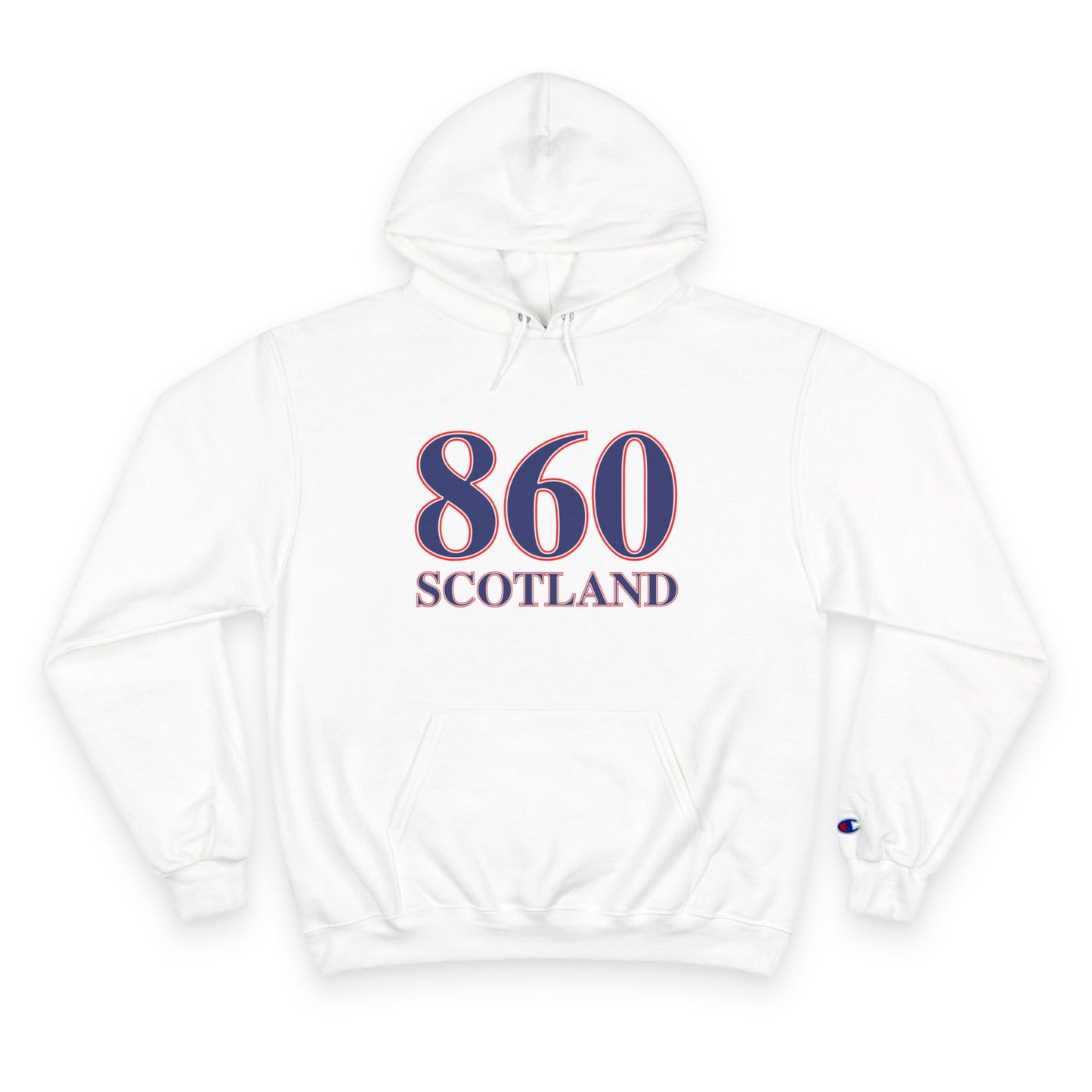 860 Scotland Red White & Blue Champion Hoodie