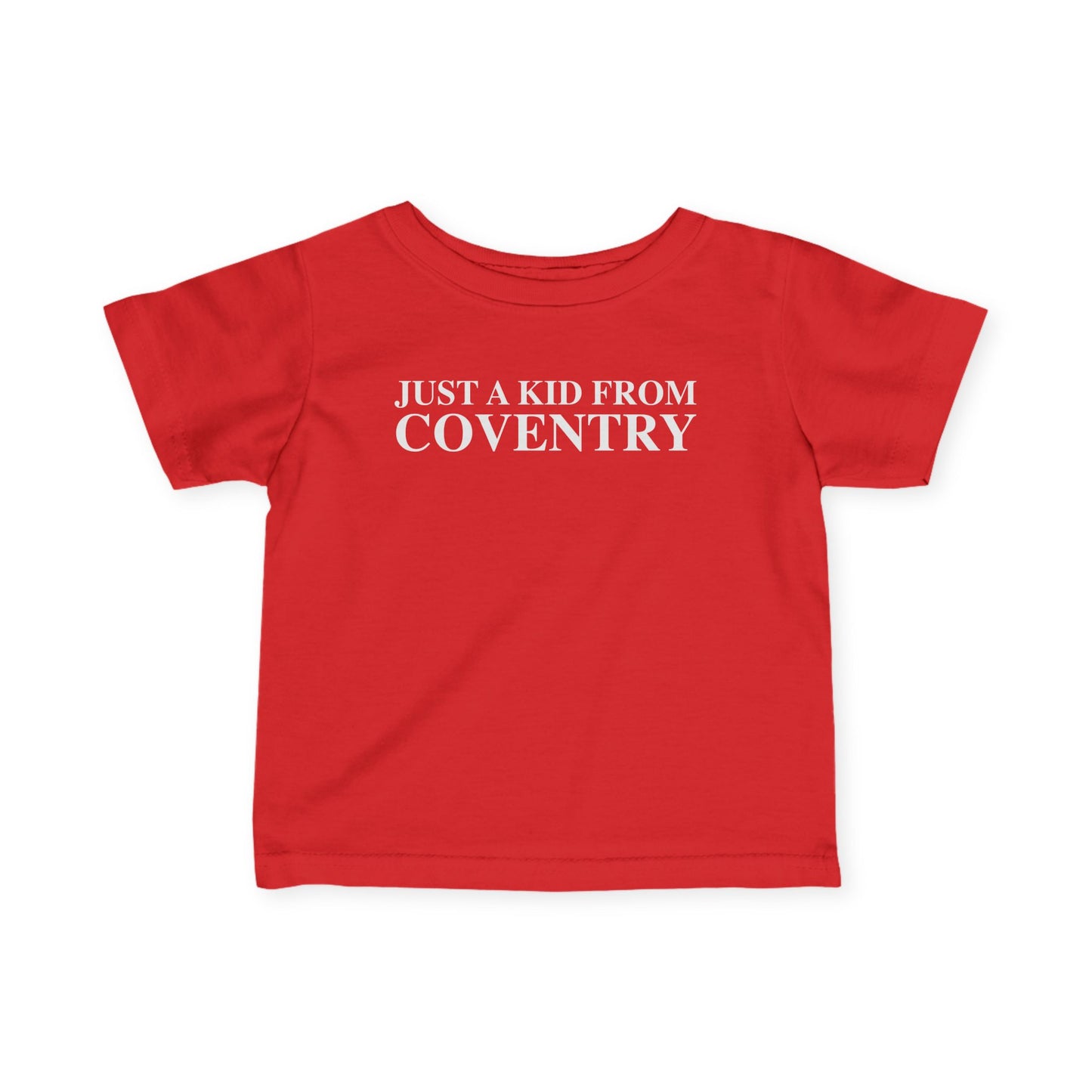 Just a kid from Coventry Infant Fine Jersey T-Shirt
