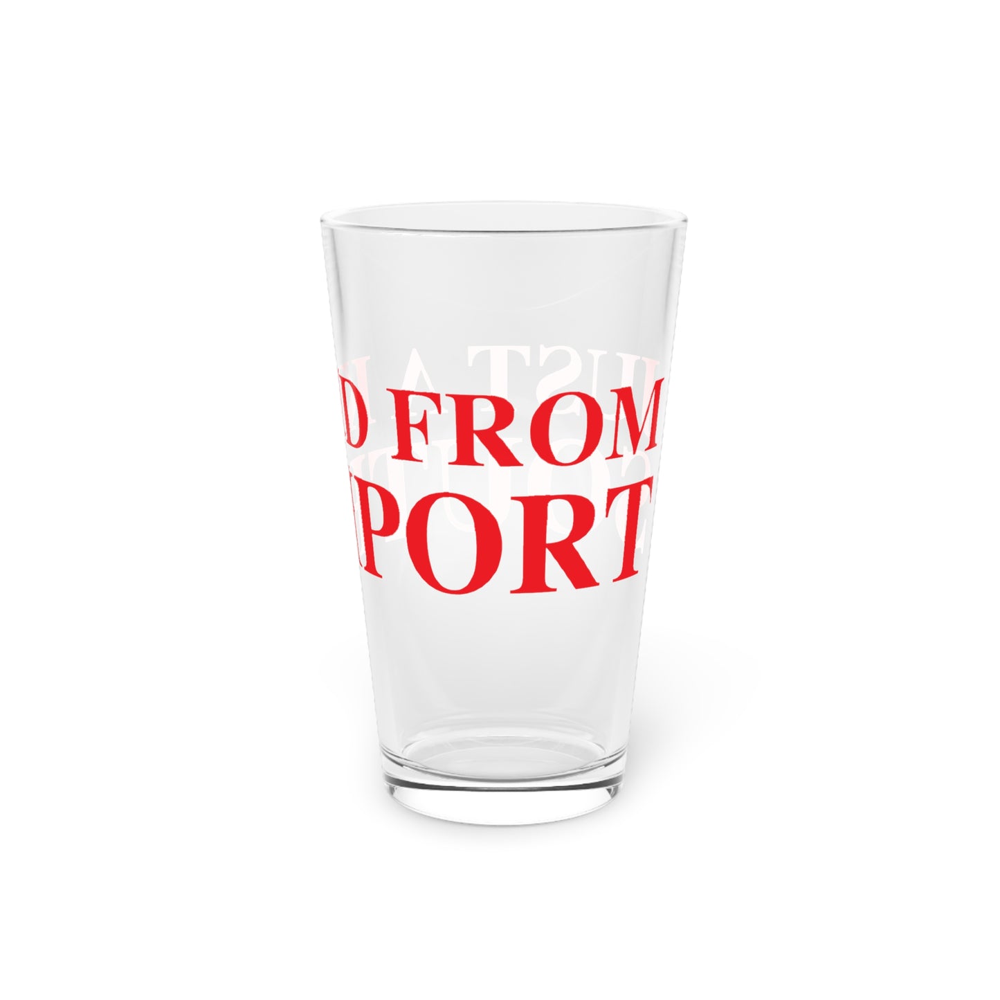 Just a kid from Southport Pint Glass, 16oz