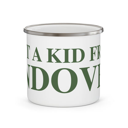 Just a kid from Andover Enamel Camping Mug