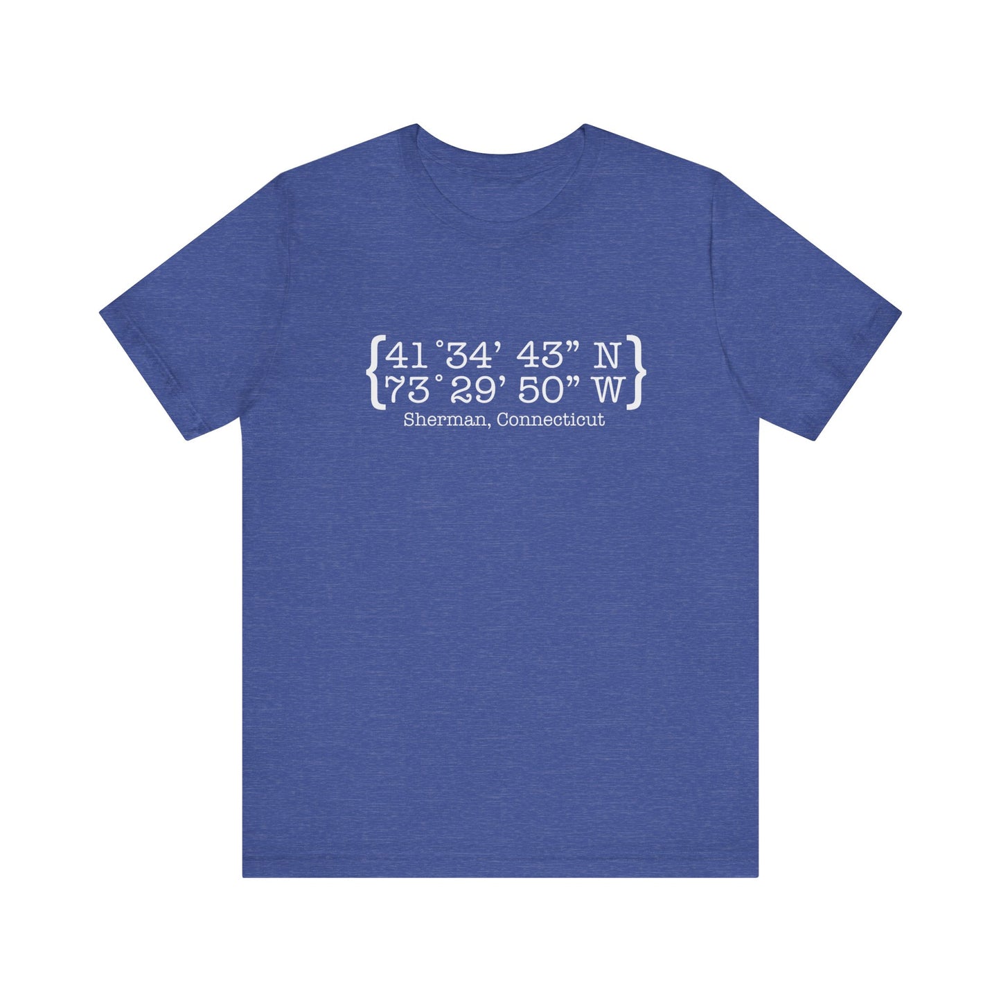 Sherman Coordinates Unisex Jersey Short Sleeve Tee