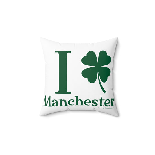 I Clover Manchester Spun Polyester Square Pillow