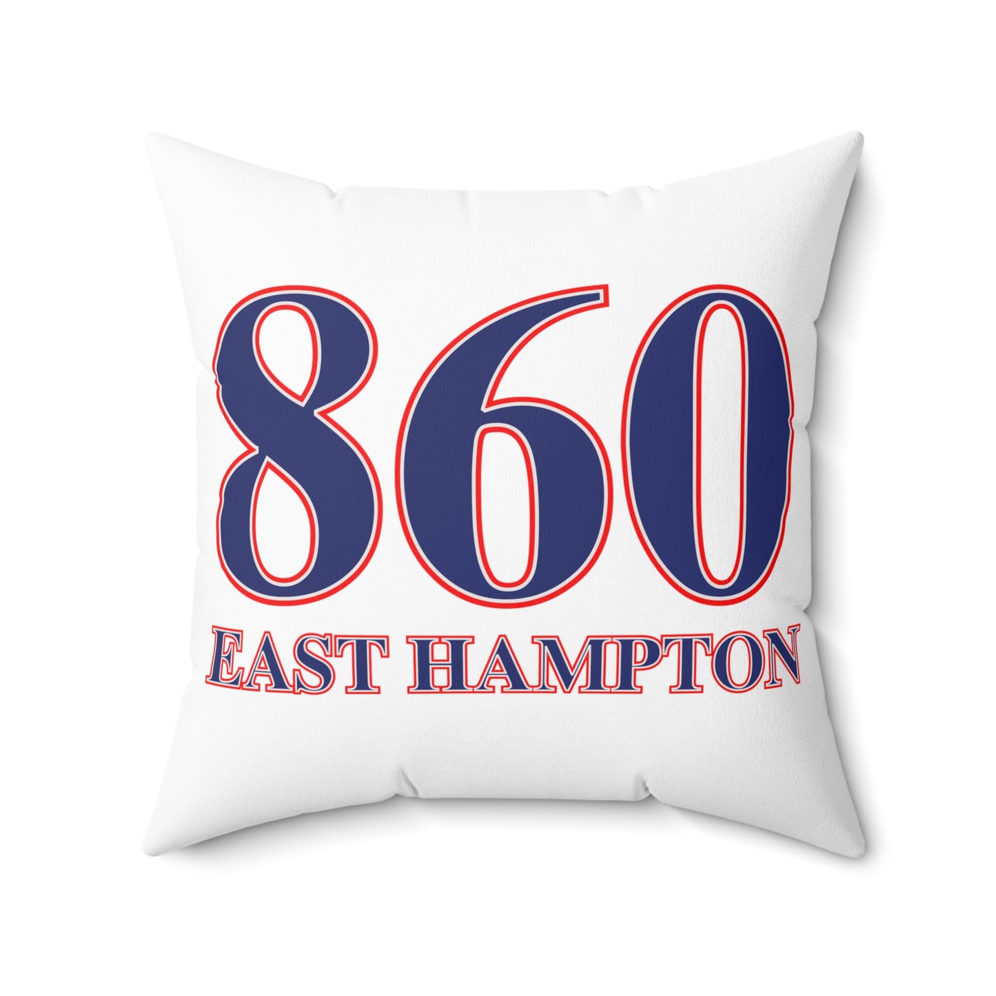 860 East Hampton Red, White & Blue Spun Polyester Square Pillow