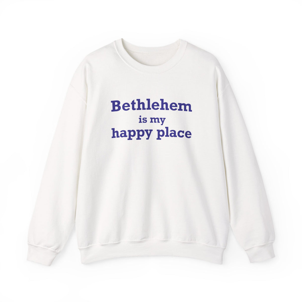 Bethlehem is My Happy Place Unisex Heavy Blend™ Crewneck Sweatshirt