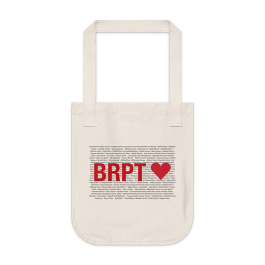 Bridgeport Love Organic Canvas Tote Bag