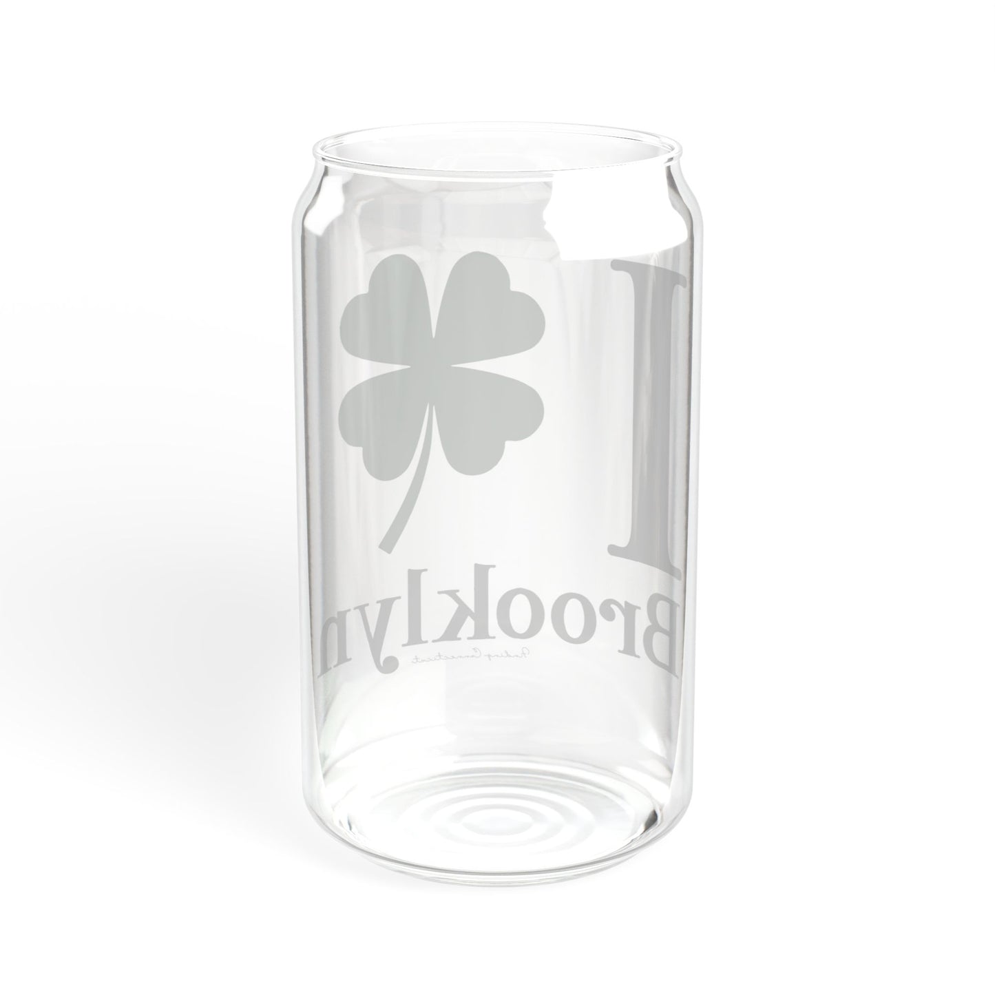 I Clover Brooklyn Sipper Glass, 16oz