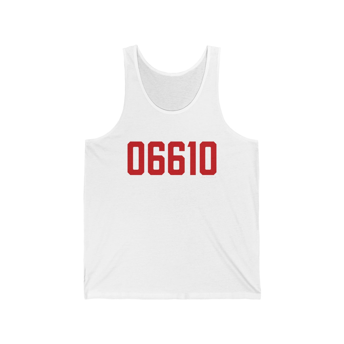 06610  Bridgeport Connecticut Zip Code Unisex Jersey Tank Top