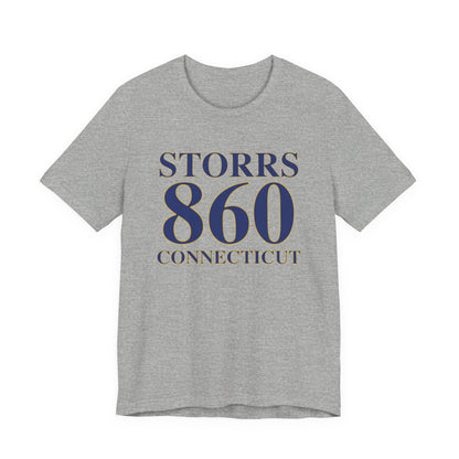 Storrs 860 Connecticut Unisex Jersey Short Sleeve T-Shirt