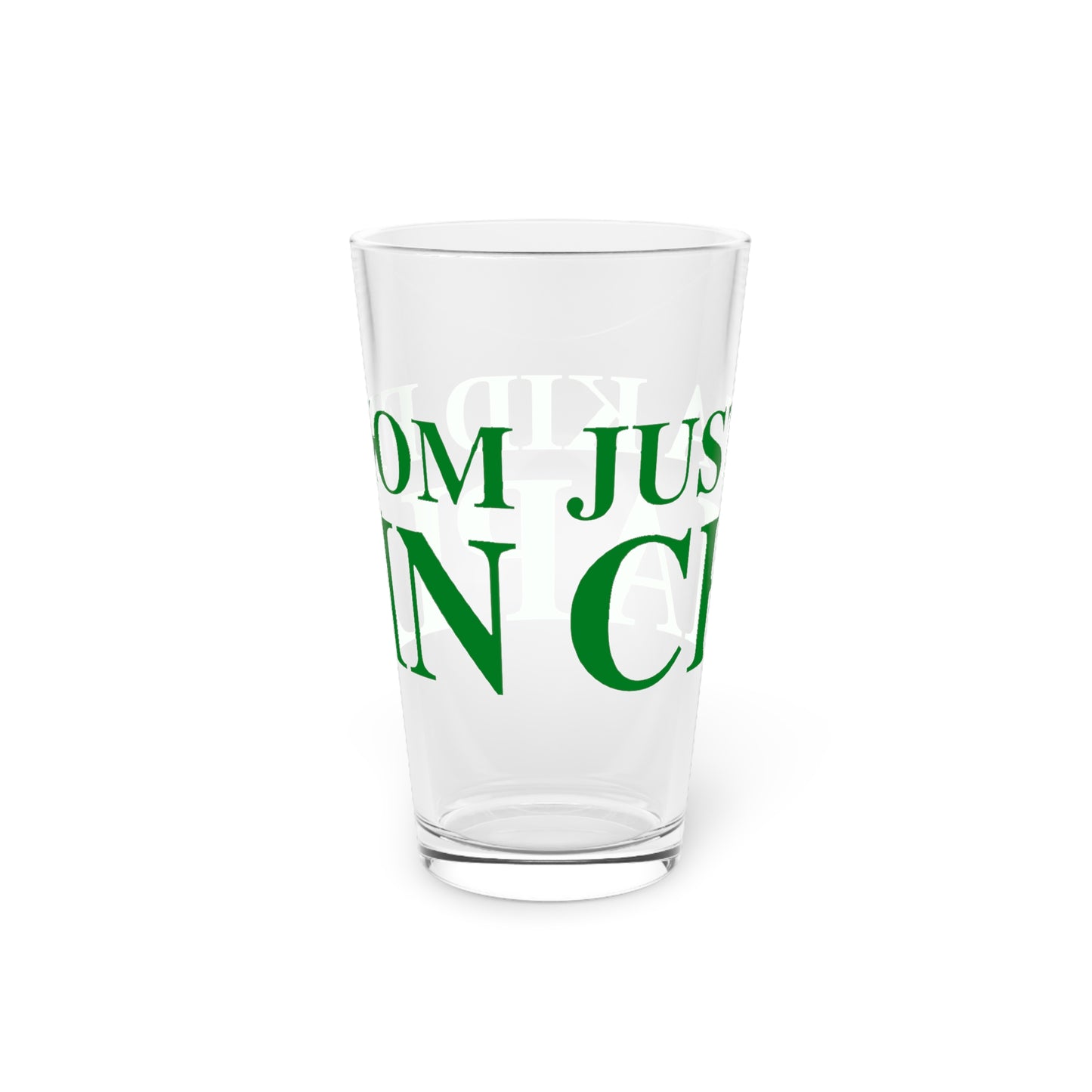 Just a kid from Chaplin Pint Glass, 16oz