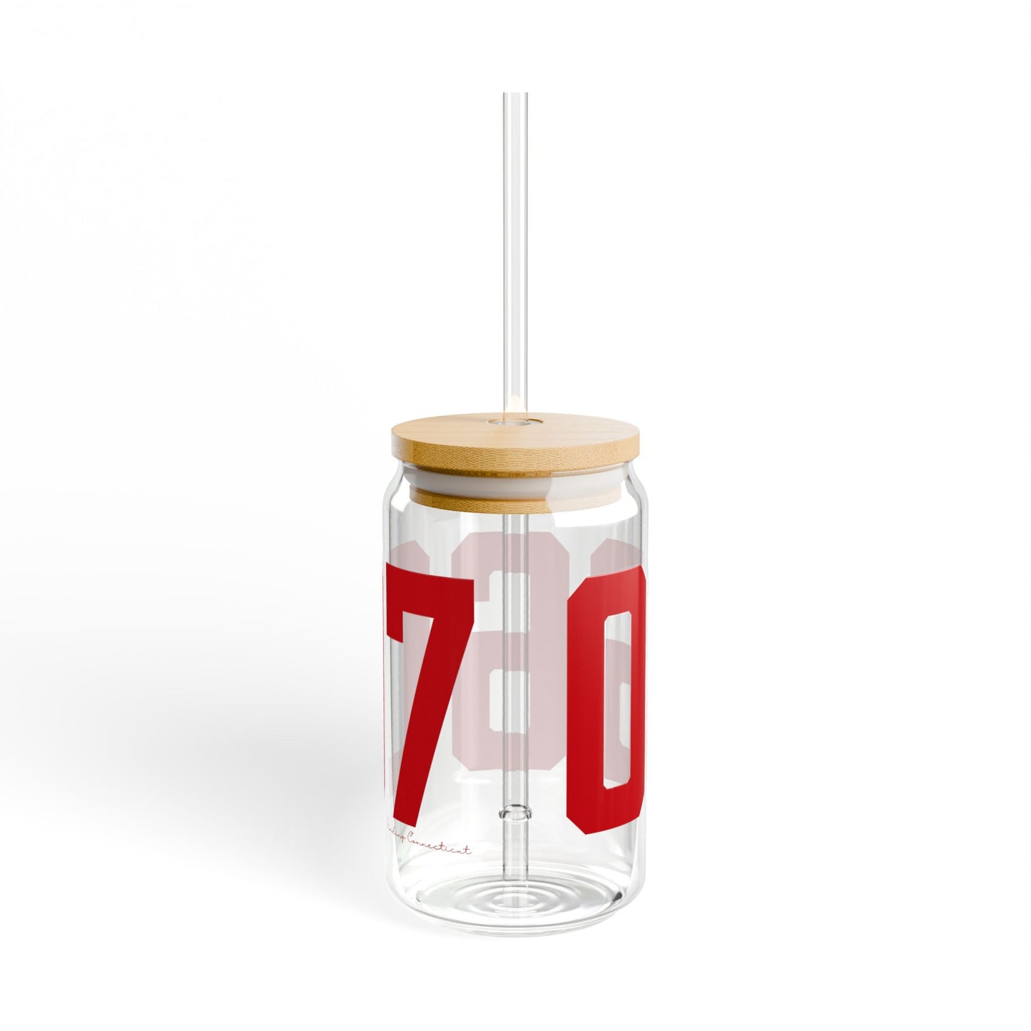 06607 Bridgeport Connecticut Zip Code Sipper Glass, 16oz